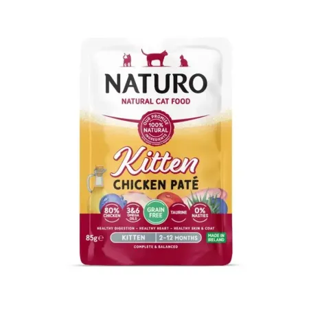 Naturo Grain Free Kitten Kurczak Pasztet 85g